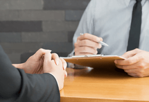 Body language in interviews